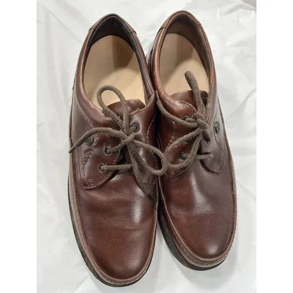 Hush Puppies The Body Shoe Size 14 Brown Leather Lace Up Men's Oxford - Picture 13 of 15